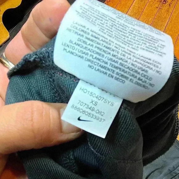 Womens Nike Dri Fit Athletic Track Pants Gray Joggers with zippers size XS - Picture 4 of 10